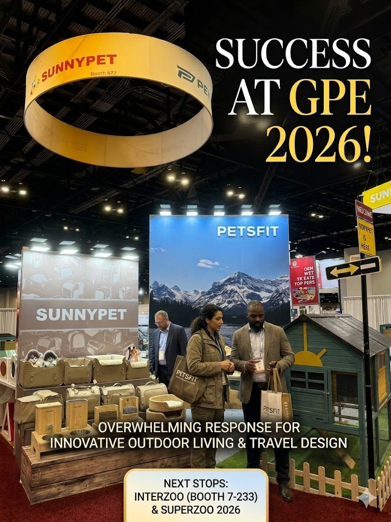 SUCCESS AT GPE 2026 — SUNNYPET Booth 672 Global Pet Expo Orlando
